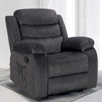 Fauteuil inclinable moelleux avec fonctions massage et chaleur