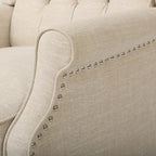 Fauteuils inclinables en tissu touffeté Walter (lot de 2) par Christopher Knight Home