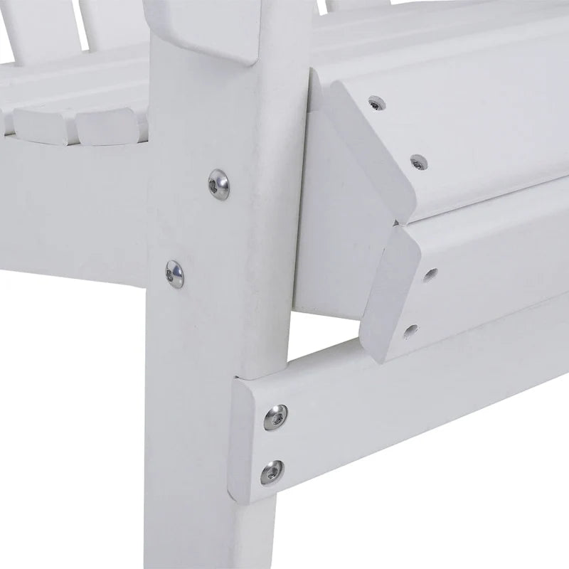 Chaise Adirondack pliante d'extérieur avec porte-gobelet