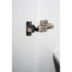 Palace Imports Kyle Armoire 4 portes 100 % en bois massif avec portes en bois massif ou portes miroir