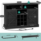 Moasis 52 Buffet Cabinet Meuble de bar à café de ferme