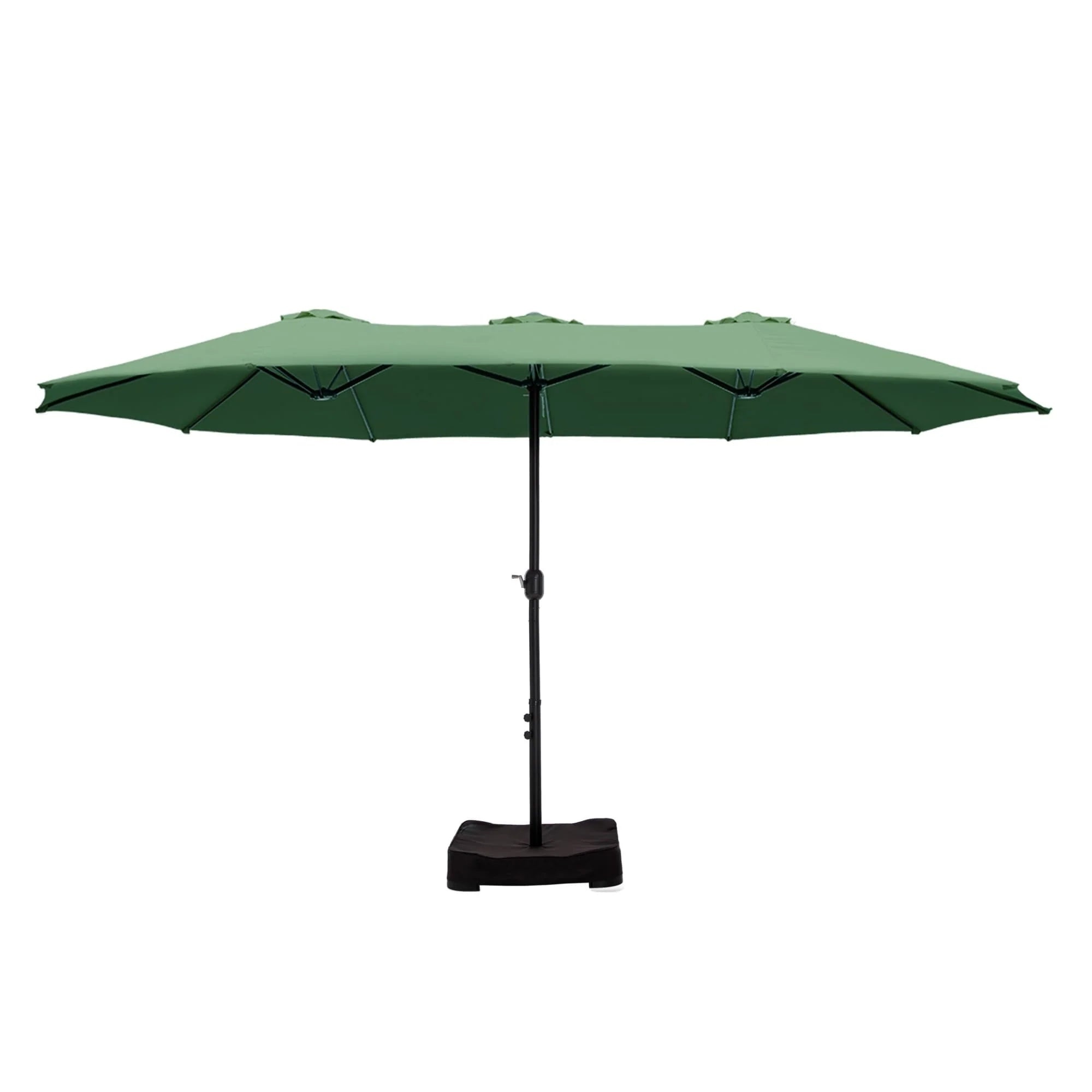 MAISON ARTS Grand Parasol Double Face de 4,5 m avec Base Incluse pour Patio