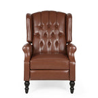 Fauteuil inclinable en cuir reconstitué Walter Brown par Christopher Knight Home