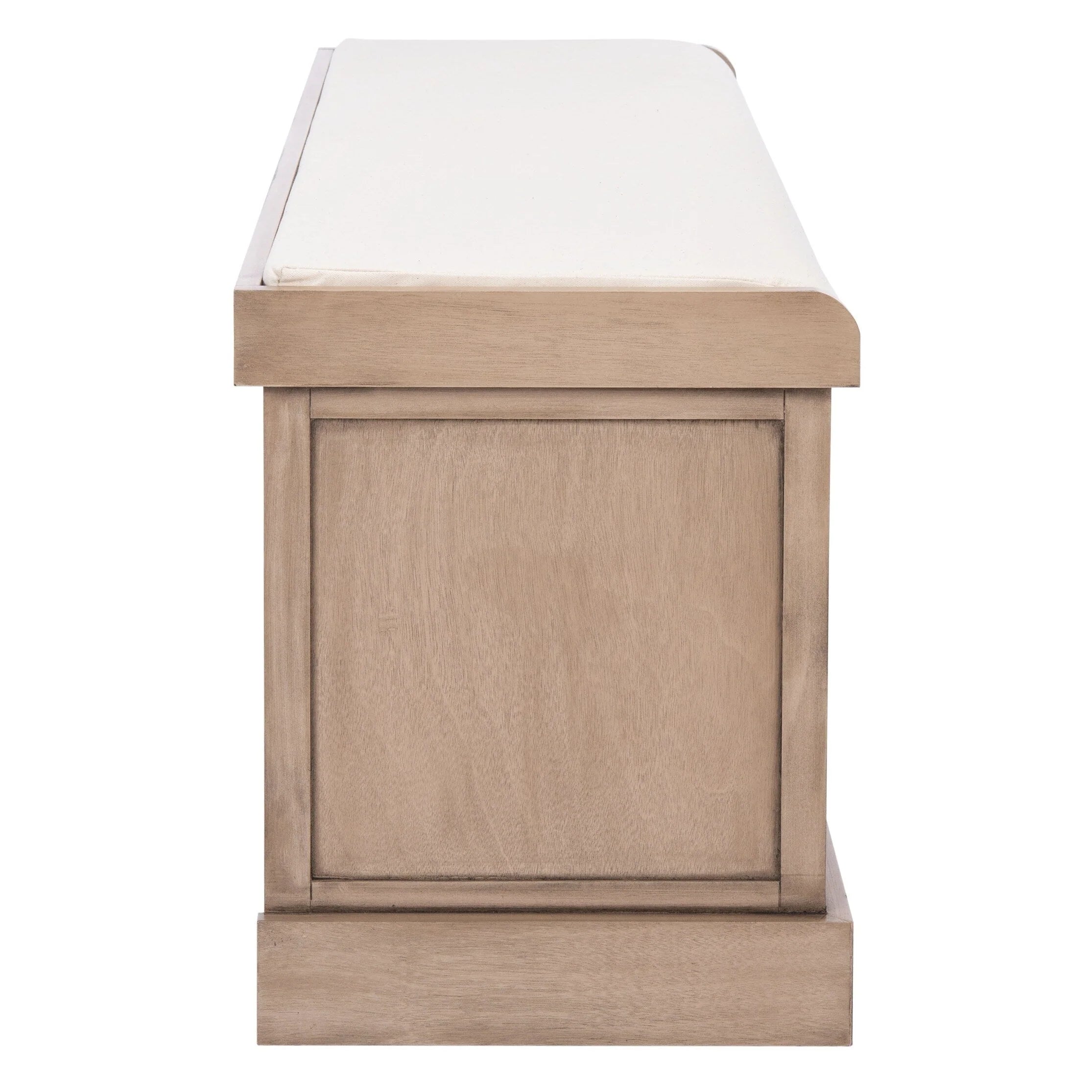 Banc de rangement SAFAVIEH Fiorello 3 tiroirs avec coussin - 47,3 L x 15 P x 19 H - 47Lx15Px19H
