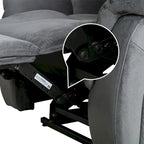 Fauteuil inclinable à plat releveur électrique pour personnes âgées avec massage et chauffage