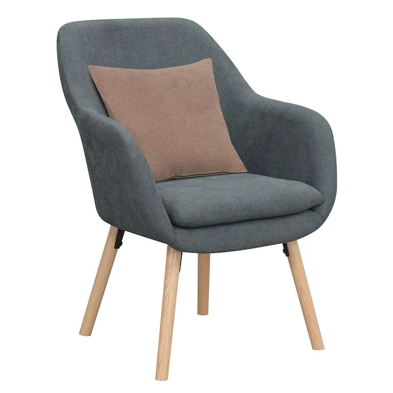 Fauteuil d'appoint rembourré à oreilles Charlotte « Take a Seat » de Convenience Concepts