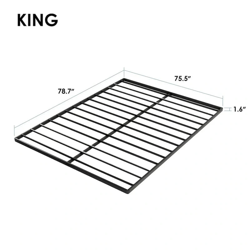Planchette de lit en métal de 4 cm pour sommier de lit par Crown Comfort