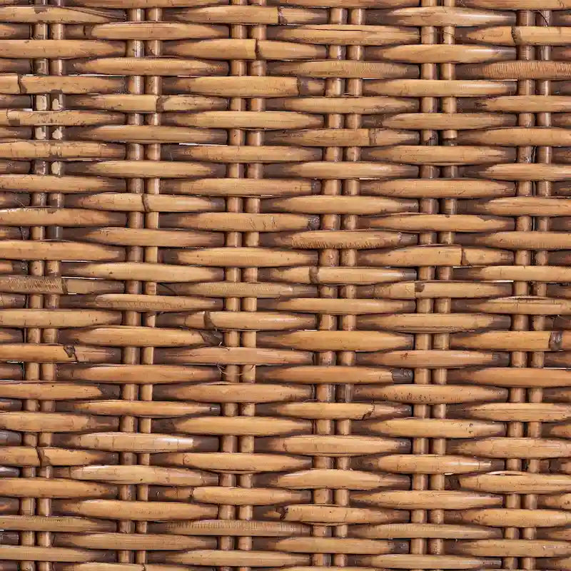 Chaise de salle à manger en rotin naturel bohème moderne Neola