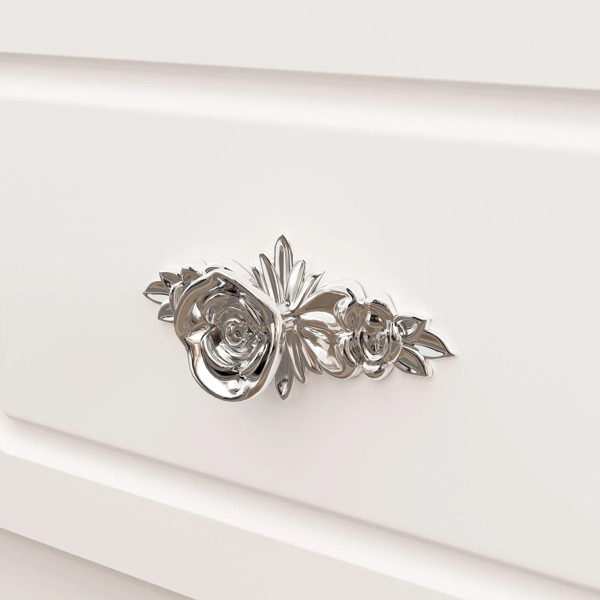 Coiffeuse moderne blanche avec miroir pliable éclairage réglable - 102,1 x 137,4 cm