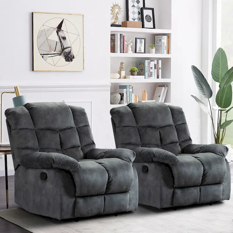 Fauteuil inclinable manuel ergonomique très rembourré