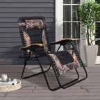 Fauteuil de relaxation zéro gravité XL surdimensionné rembourré avec accoudoirs plus larges et porte-gobelet réglable - N/A