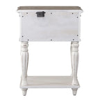 Table de chevet à pieds blancs antiques Magnolia Manor