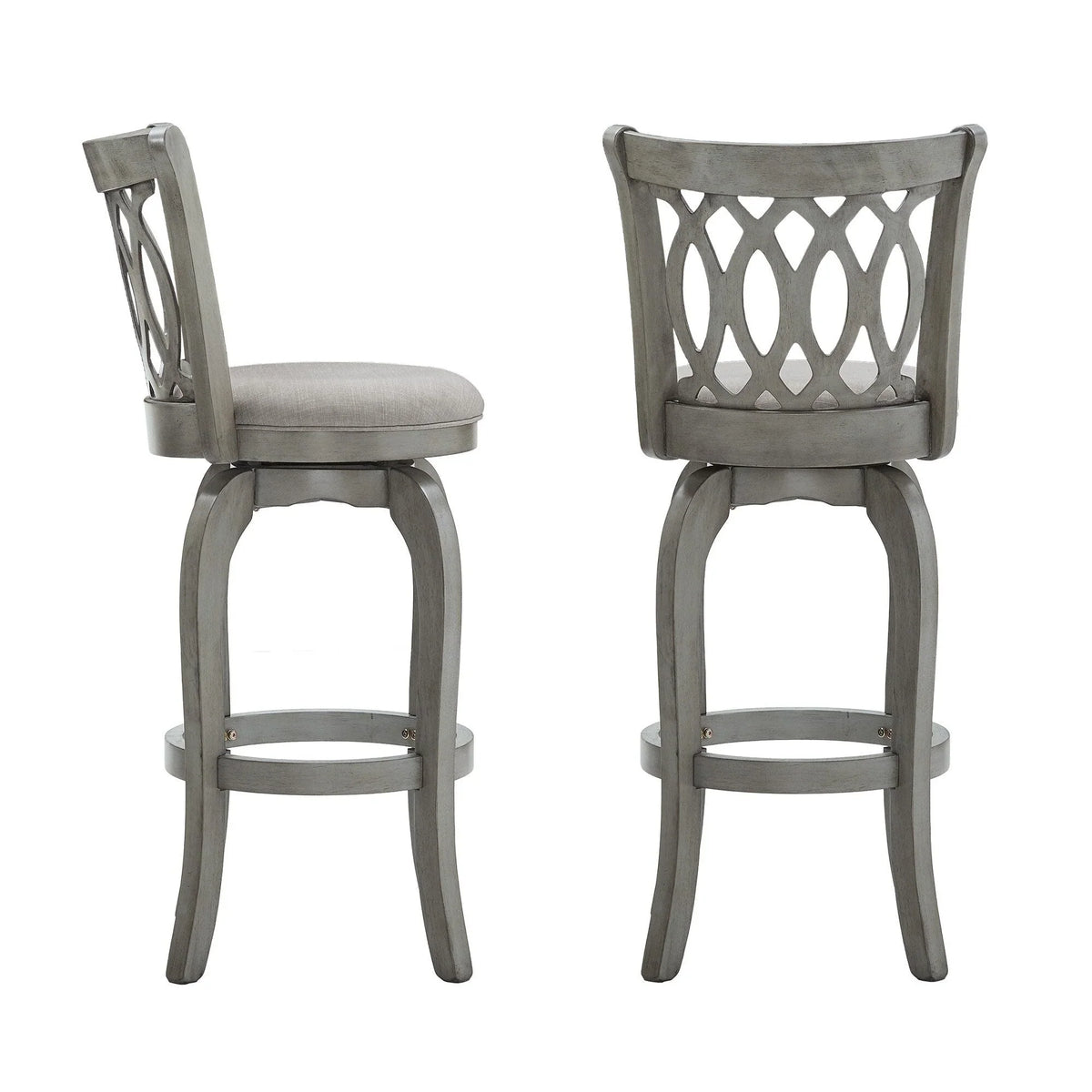 Tabouret de bar pivotant Rovinj Scroll Back
