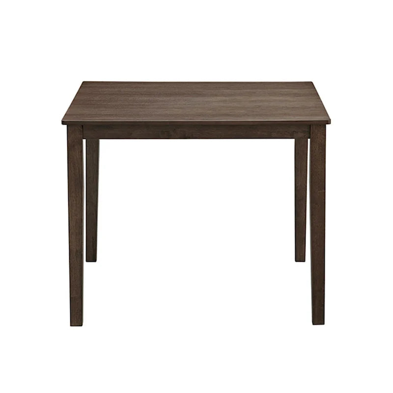 Ensemble Table et Chaises de Salle à Manger Carrée en Bois, Table à Manger Décontractée avec 4 Chaises de Salle à Manger Rembourrées pour Coin Repas de Cuisine
