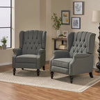 Fauteuils inclinables en tissu touffeté Walter (lot de 2) par Christopher Knight Home
