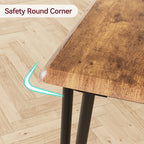Ensemble table de cuisine et chaises pour salle à manger - 3 pièces