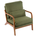 Fauteuil d'appoint rembourré Mid-Century Modern