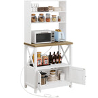 Étagère de cuisine à 5 niveaux Moasis avec étagères de rangement, support pour four à micro-ondes, organisateur d'étagère de cuisine