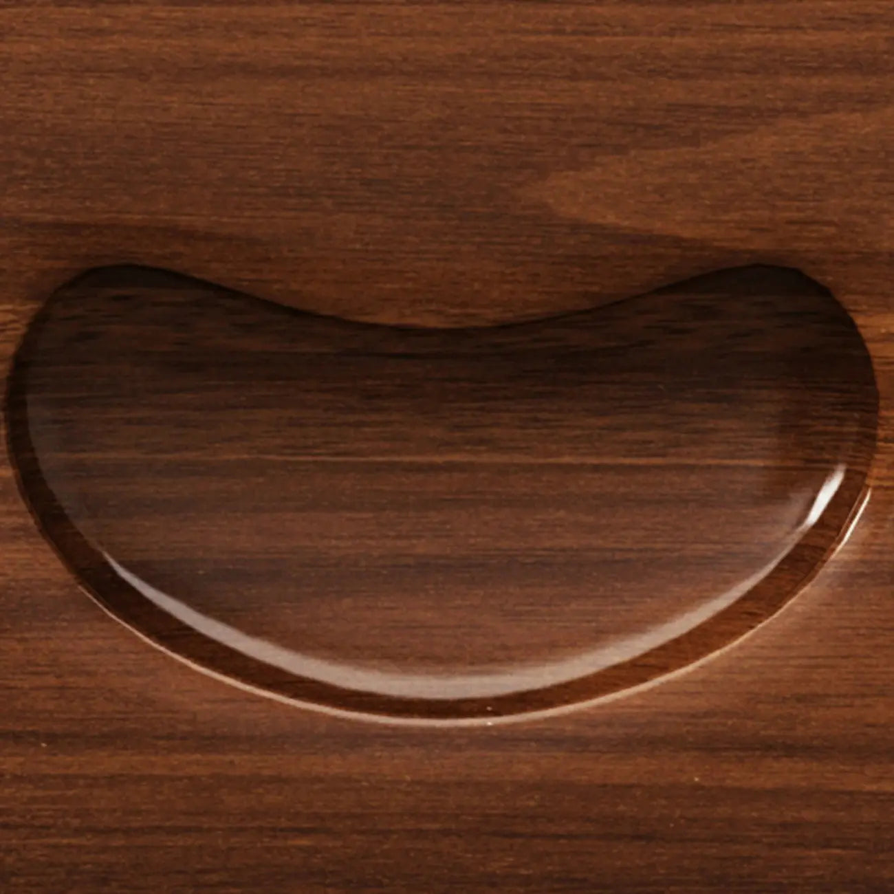 Petite Table de Chevet en Bois Marron Noyer Traditionnel à 2 Tiroirs