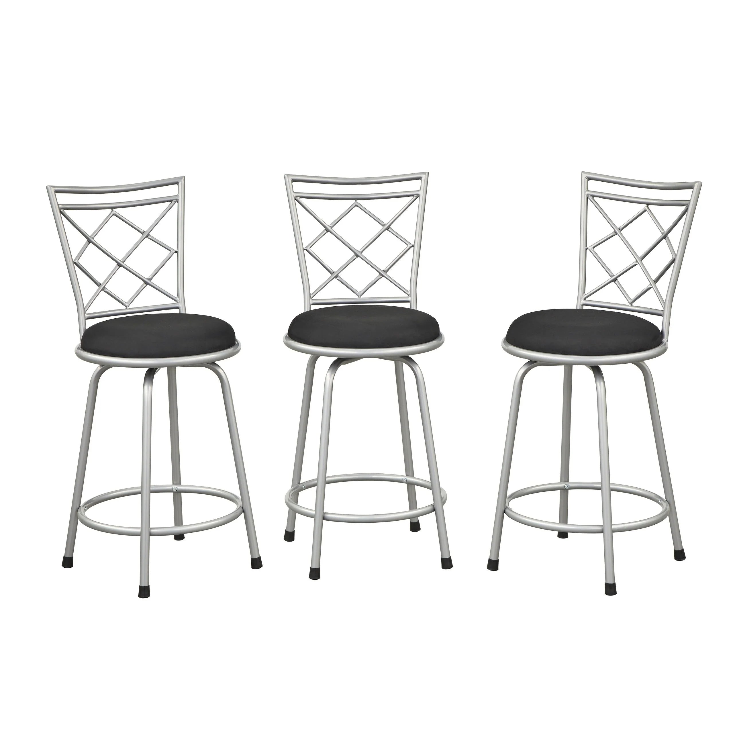 Tabourets Alyssa à hauteur réglable et pivotants Simple Living (lot de 3)