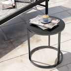 Chaises de jardin Papasan avec coussin, confortables, en rotin PE, avec table d'appoint