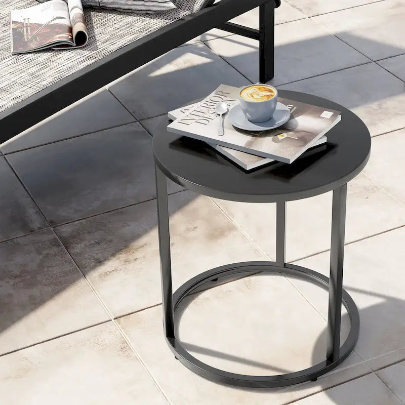 Chaises de jardin Papasan avec coussin, confortables, en rotin PE, avec table d'appoint