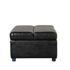 Lit d'appoint pliable ottoman convertible Twin Size avec matelas, canapé-lit rembourré en PU