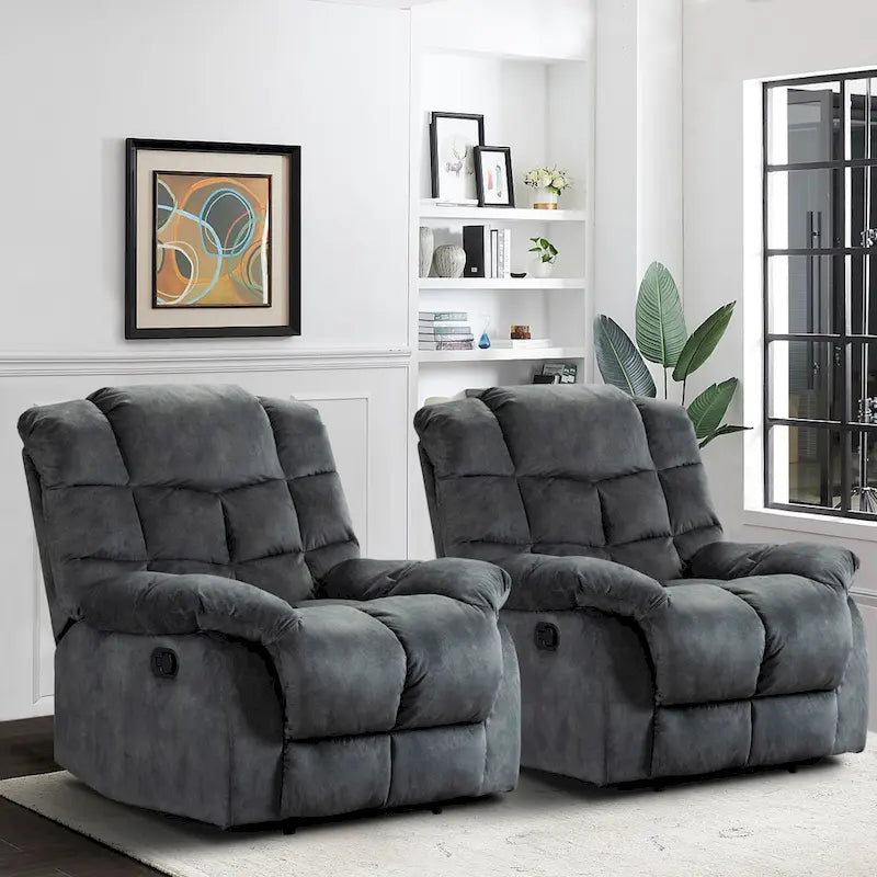 Fauteuil inclinable manuel ergonomique très rembourré