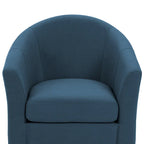 Lot de 2 fauteuils pivotants modernes avec accoudoirs pour salon