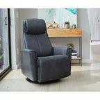 Fauteuil inclinable pivotant en cuir Fjords Urban
