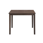 Ensemble Table et Chaises de Salle à Manger Carrée en Bois, Table à Manger Décontractée avec 4 Chaises de Salle à Manger Rembourrées pour Coin Repas de Cuisine
