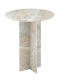 Table d'appoint Hartley - Dessus en pierre